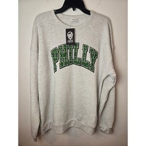 WHERE IM FROM Philladelphia Festive Crew Sweatshirt XL